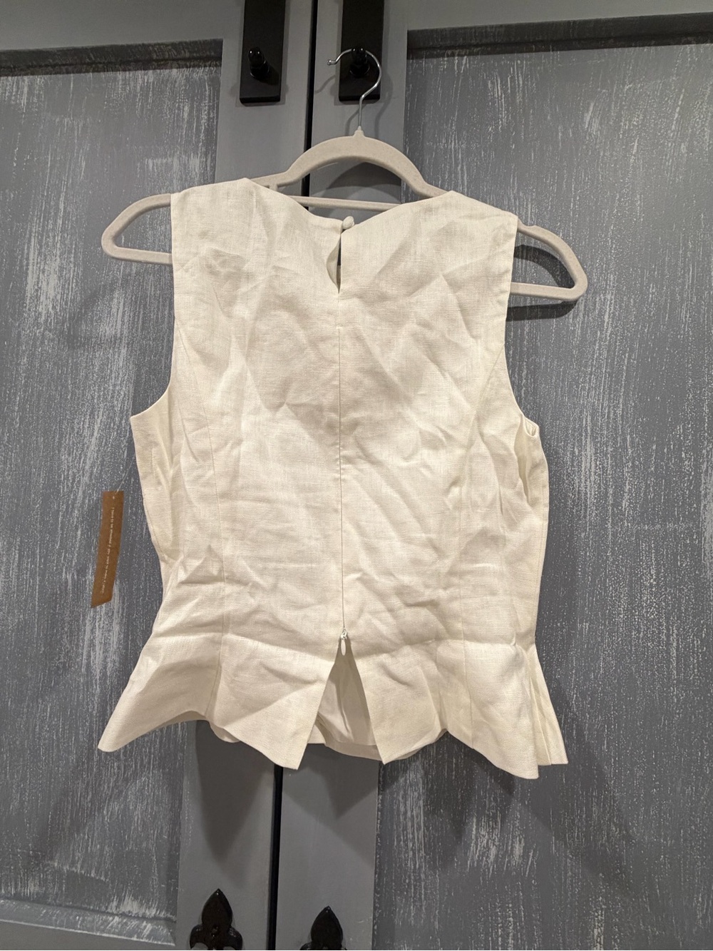 Few Moda Aveline White Linen Two-Piece Set – Size 4 NWT - Picture 10 of 10